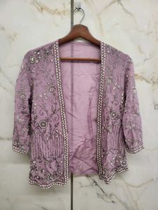 Ethnic Lavender Co Ord Set