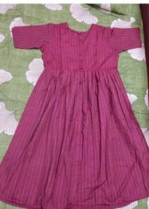 Pink Casual Midi Dress