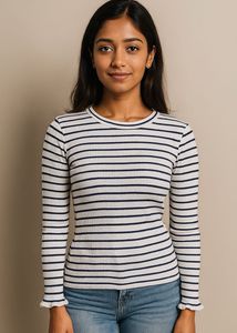 Striped Long Sleeve Top