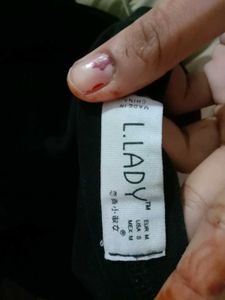 Cartoon Print Black T-shirt