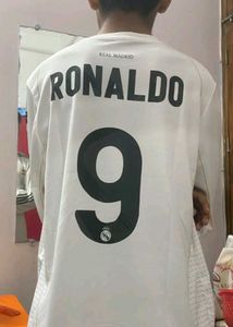 Real Madrid Long Sleeve retro Jersey 2009 Cr7