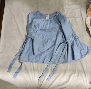 Formal Crop Shirt With Lace