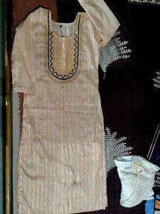 Elegant Ethnic Kurta peach colour