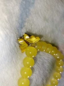 Yellow Beaded Bracelet