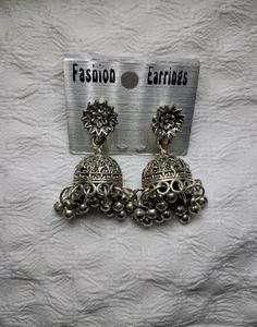 Oxidised Jhumka