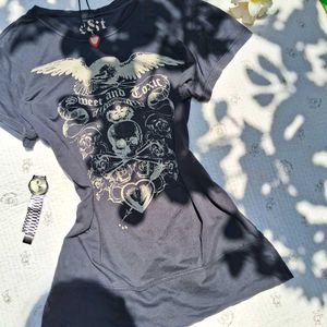 Combo Y2k Grunge Romance Top