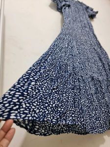 Blue Print Maxi Dress