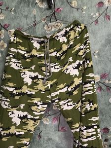 olive green night wear