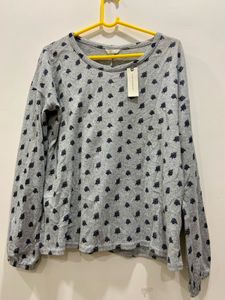 Imported Brand New Printed Long Sleeve Top