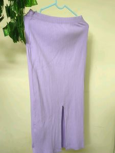 Ribbed Pencil Skirt