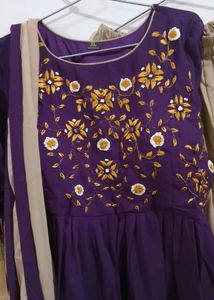 New Unused Dress👗 Gorget Febric Top With Grara Ma