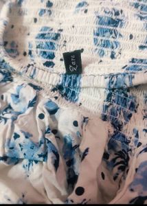 sky Blue Crop Top