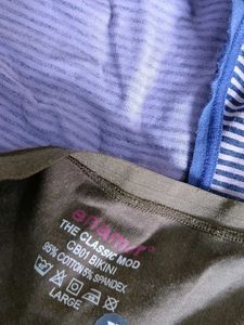 Combo Of Three Used Briefs And One Bra