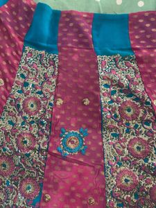 Chaniyacholi Style Saree Ready To Wear