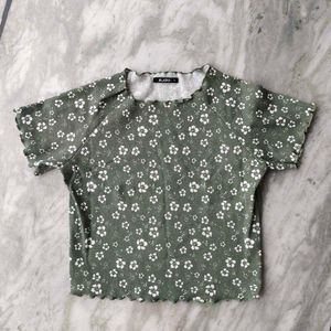 Floral Crop Top