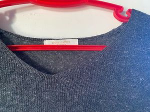 Chocol Raffine Loose Fit Dark Grey Sweater