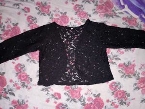 Black Shrug Long Sleeve