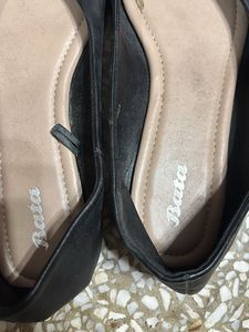 Bata Black Ballerinas