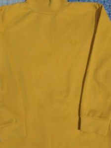 Yellow Turtleneck T-Shirt