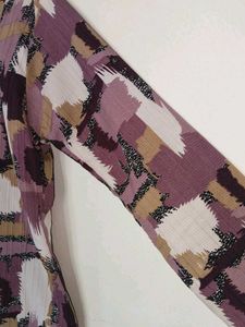 Abstract Print Casual Dress