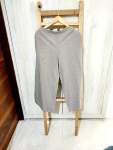 Light Grey Cotton Trouser Waist Size-26