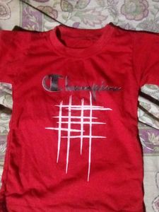 Baby Clothes Paint And T Shirt Red Colour