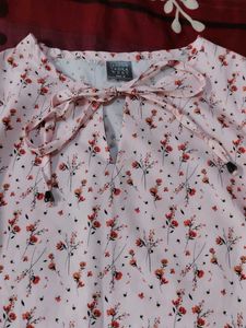 Pink Floral Tunic