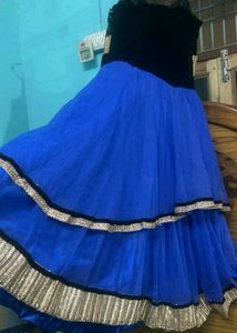Royal Blue Lehenga Choli Set
