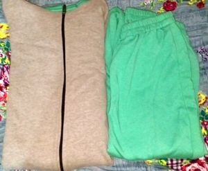 Plus Size Warm Fleece Coordinate Set