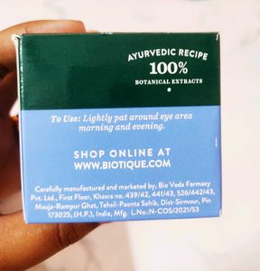 Anti-Fatigue Eye Gel