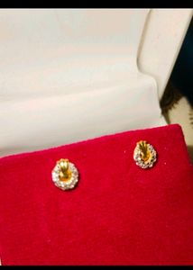 Pure 22ct Gold Earrings For Women/ Girls