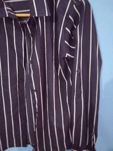 Striped Button-Down Shirt