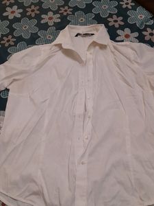 Zara Off White Shirt