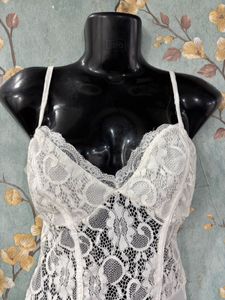 Lace Bodysuit Corset Style