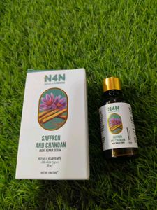 N4N Saffron &amp; Chandan Night Repair Serum