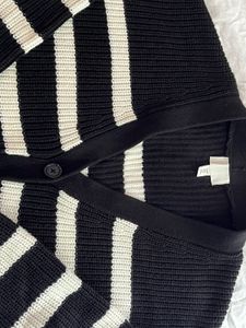 Striped Knit Cardigan