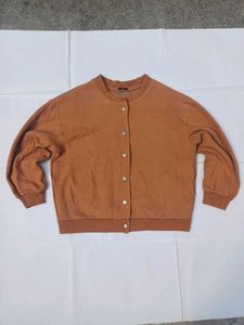 🤎Brown Button-Down Jacket ( L 23 B 21)