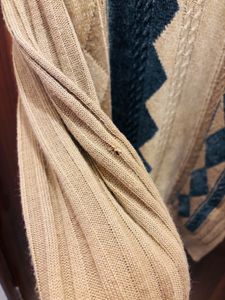 Vintage Patterned Knit Sweater