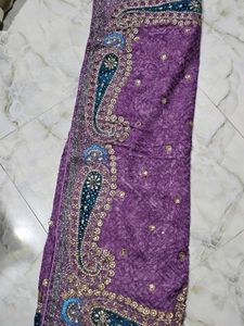 Elegant Purple Saree
