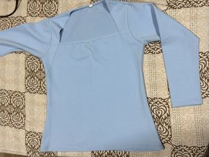Cute Powder Blue Top