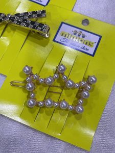 Stone Hair Pins