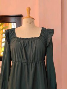 Gorgeous Midi Emerald Green Dress