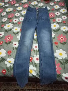 HIGH WAIST DENIM JEANS
