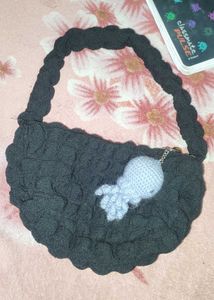 Black Quilted Shoulder Bag