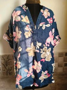Floral Print Top Size 46 XXL/  XXXL