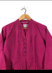 Magenta Tunic Top