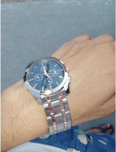 Men&#39;s TEESORT Silver &amp; Rose Gold Watch