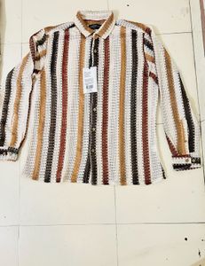 Striped Full Sleeve Shirt Brand New