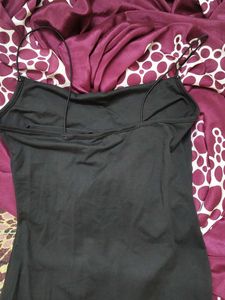Elegant Black Slip Dress