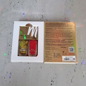 Myglamm Two Of Your Kind Nail Enamel High ON Drama